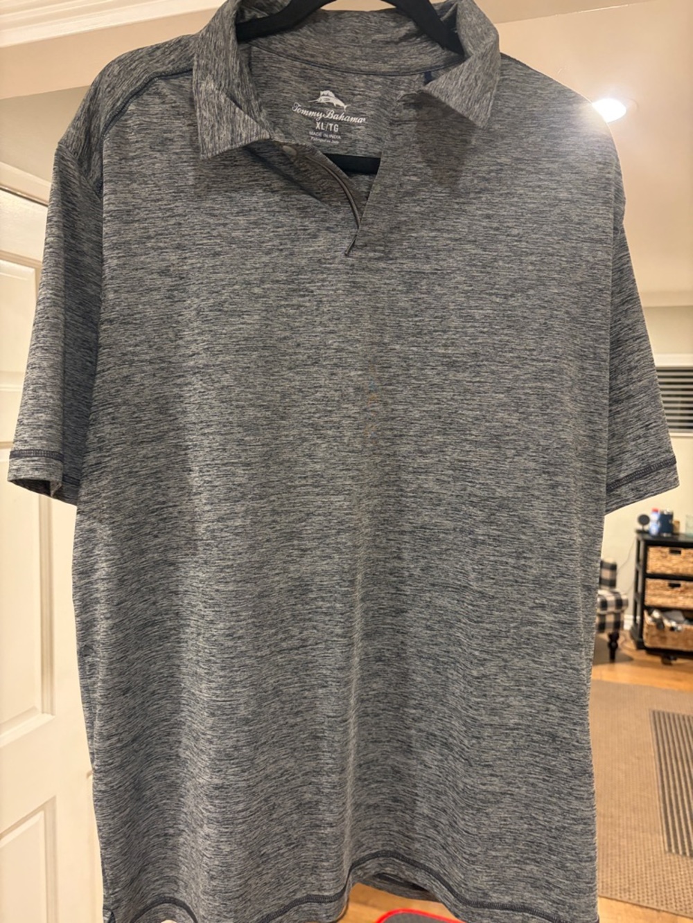 Tommy Bahama Men’s Gray Heather Polo